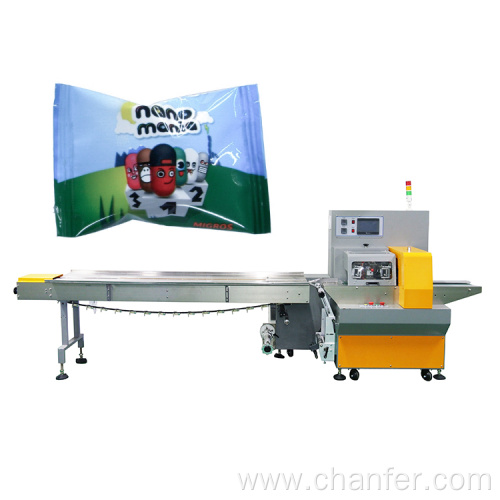 Pillow packing machine for Mobile Phone Manuals